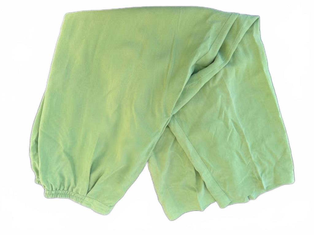 Melrose Studio Lime Green Silk Pants