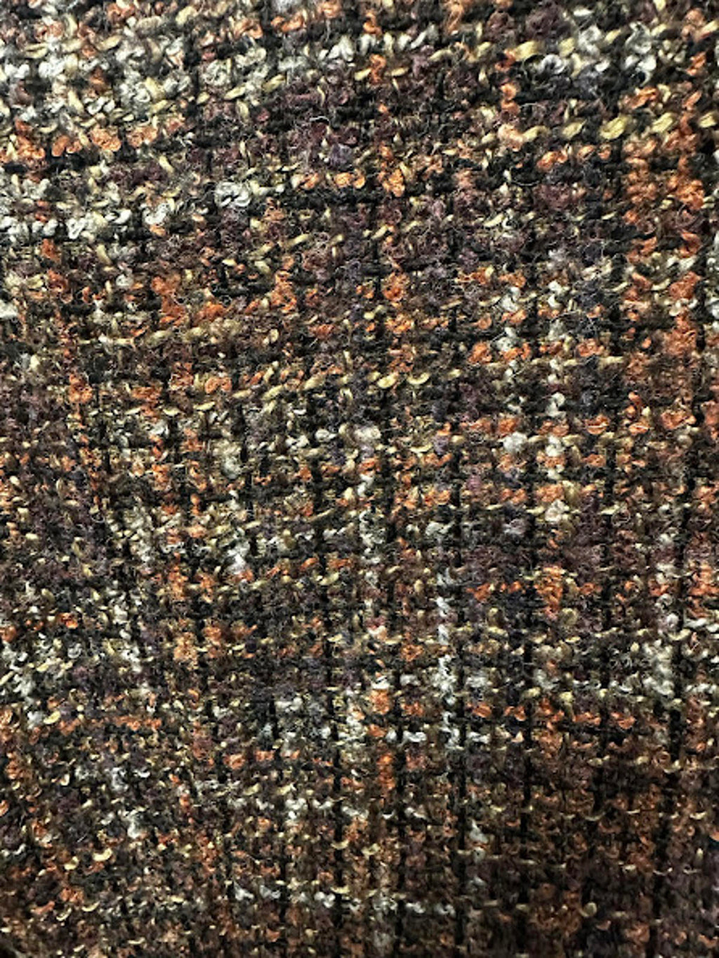 Free People Brown Tweed Bouclé Jacket Women S/M