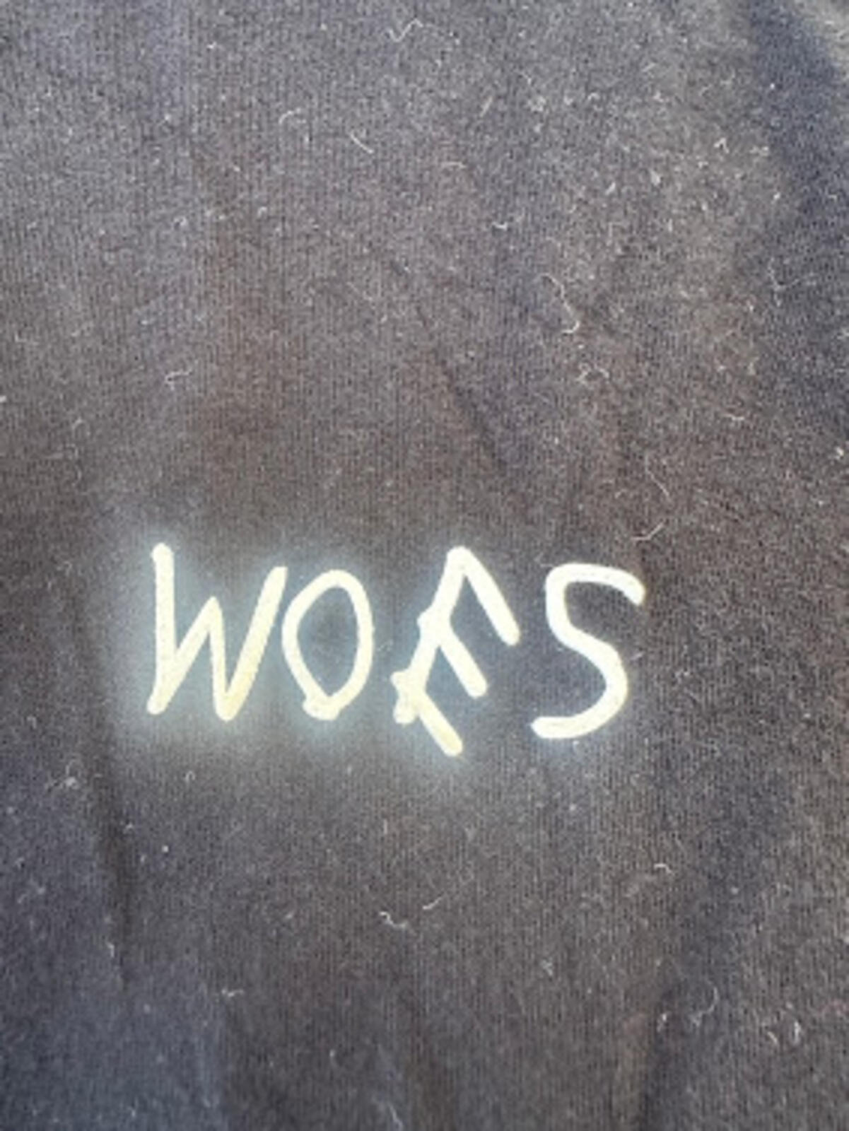 WOES Black Graphic T-Shirt Small