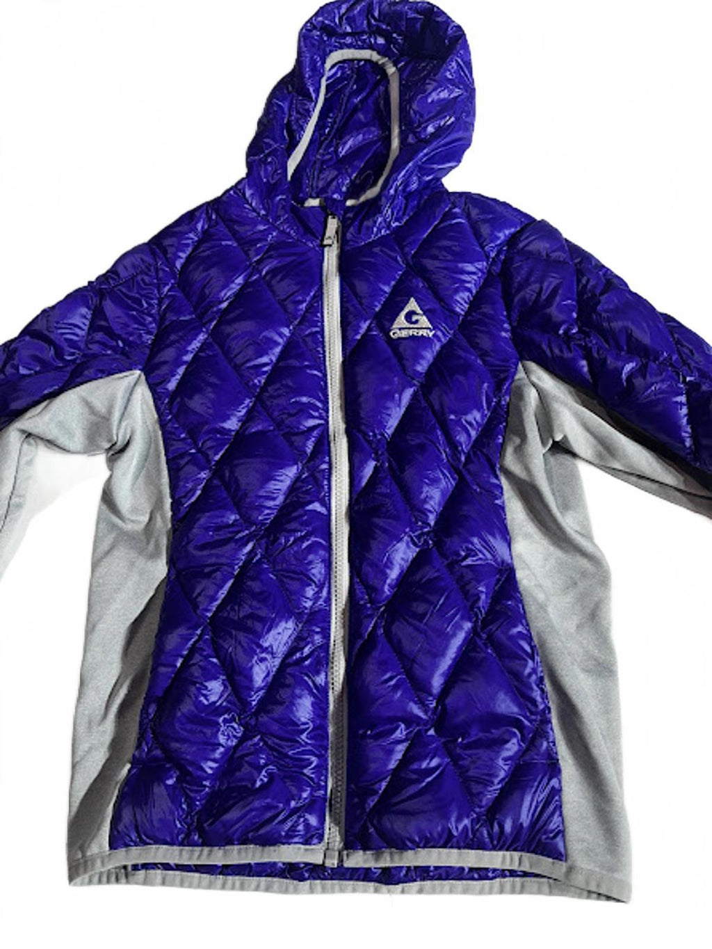 Gerry Down Jacket Purple Hooded Insulated Medium
