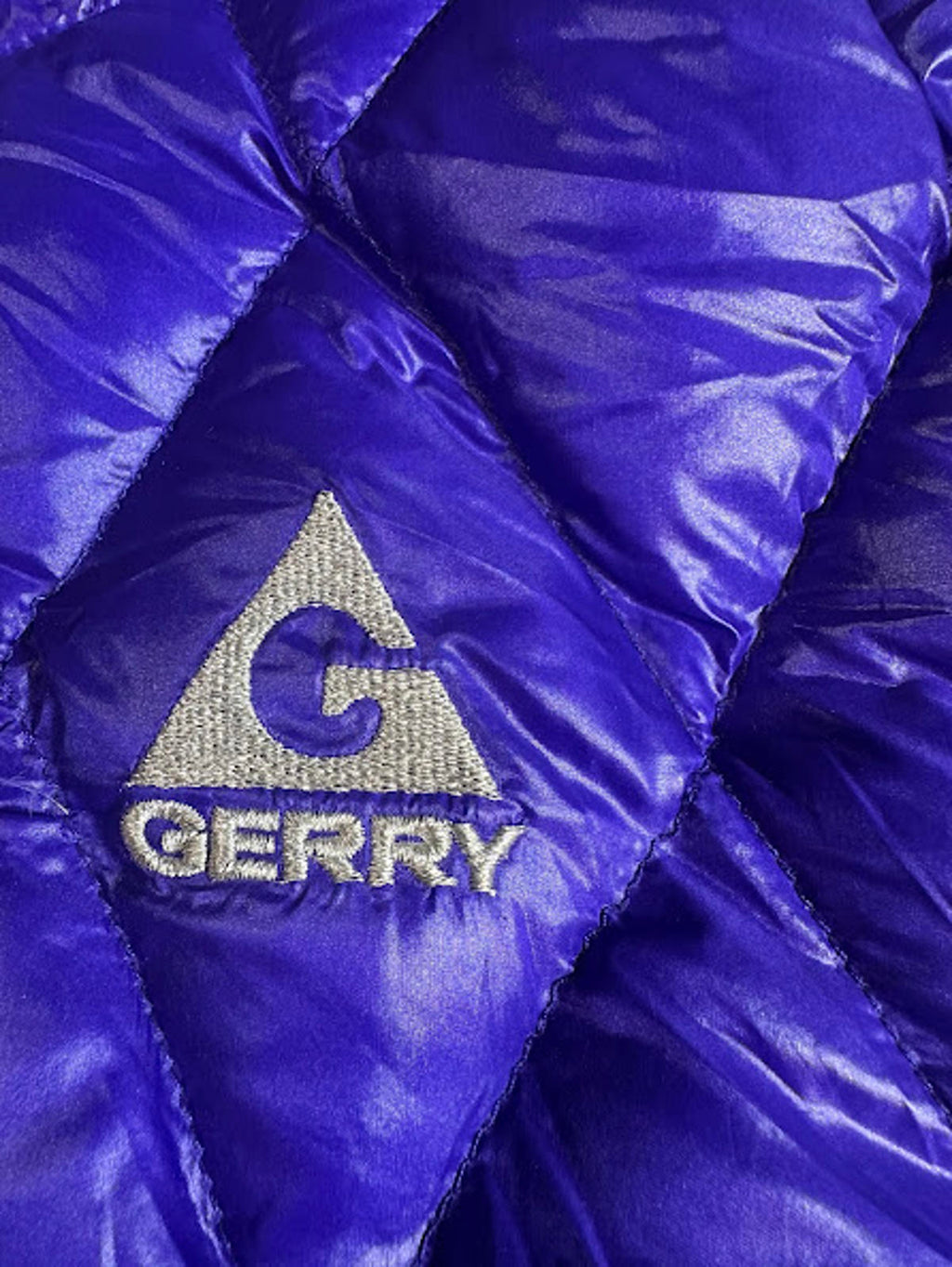 Gerry Down Jacket Purple Hooded Insulated Medium