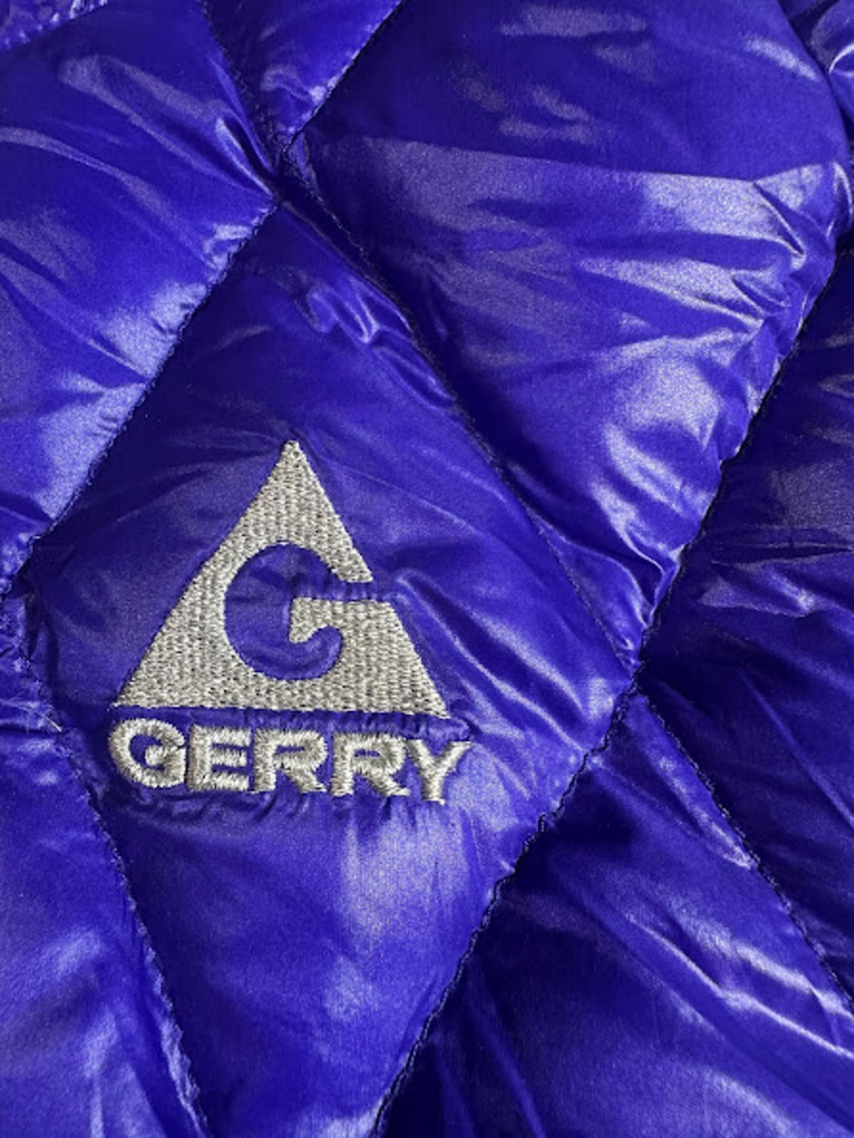Gerry Down Jacket Purple Hooded Insulated Medium