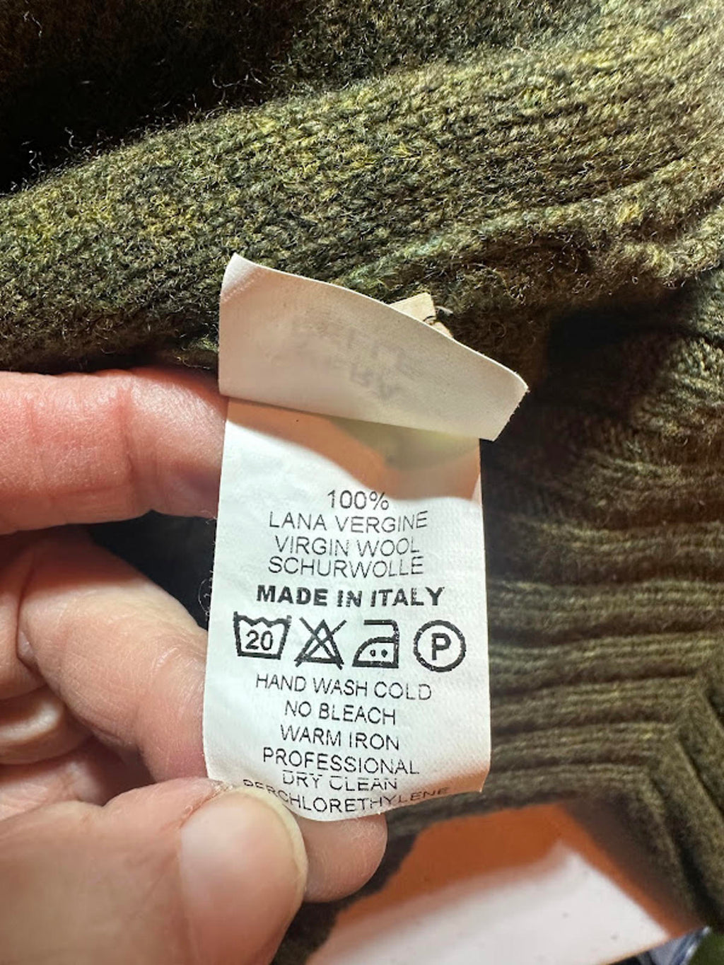 Madrigal Italian Wool Leather Front Cardigan Jacket M