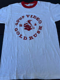 Vintage Video Gold Rush Ringer T-Shirt USA