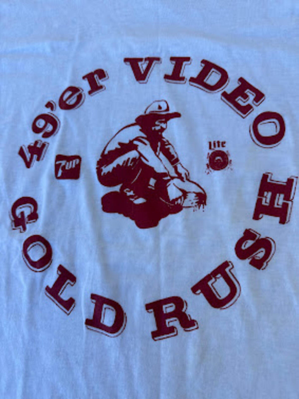 Vintage Video Gold Rush Ringer T-Shirt USA