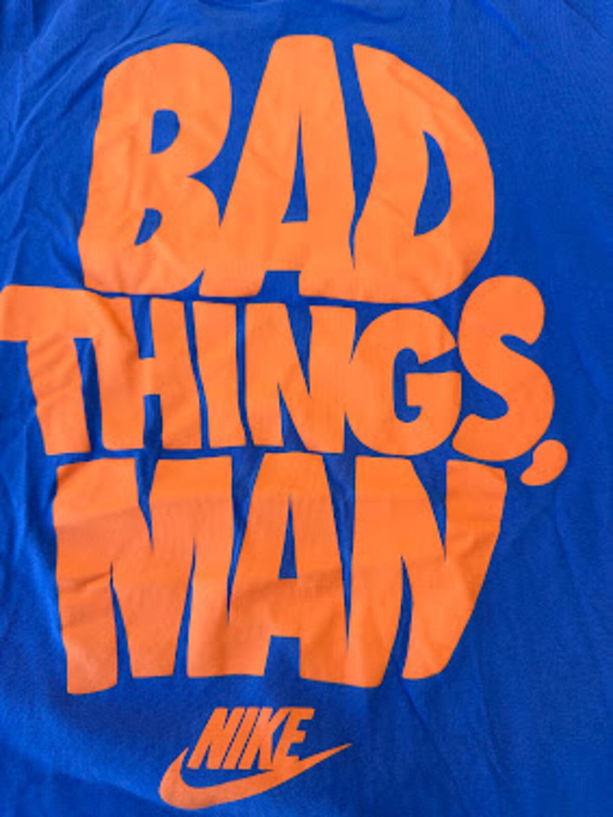 Nike Bad Things Man Graphic T-Shirt Small