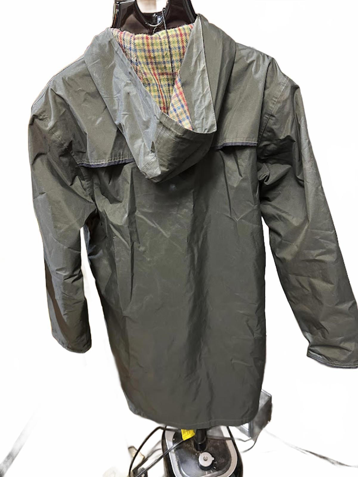 Jack Murphy Wool Lined Hooded Parka Coat Olive Green