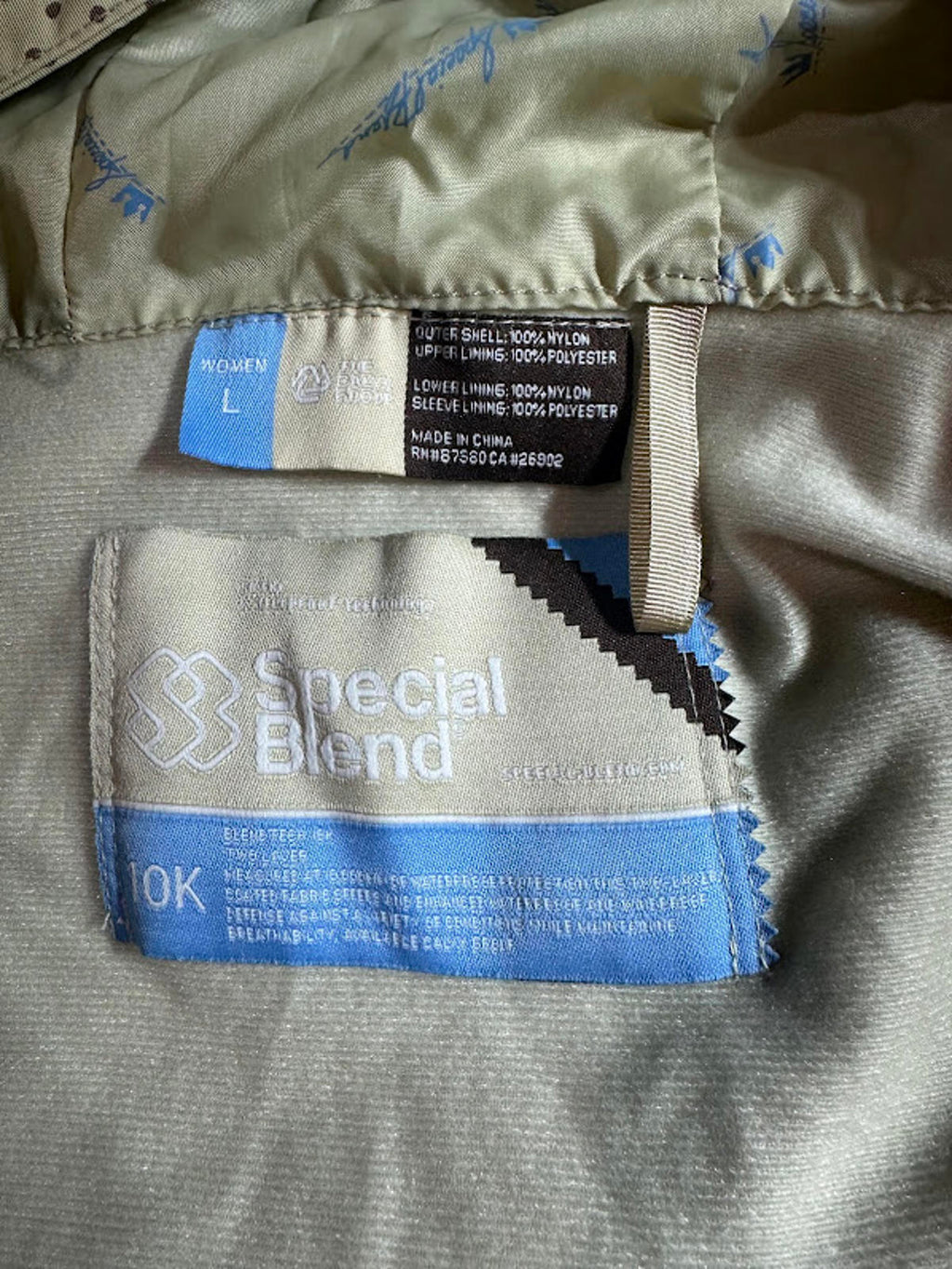 Special Blend Polka Dot Snowboard Shell Jacket L