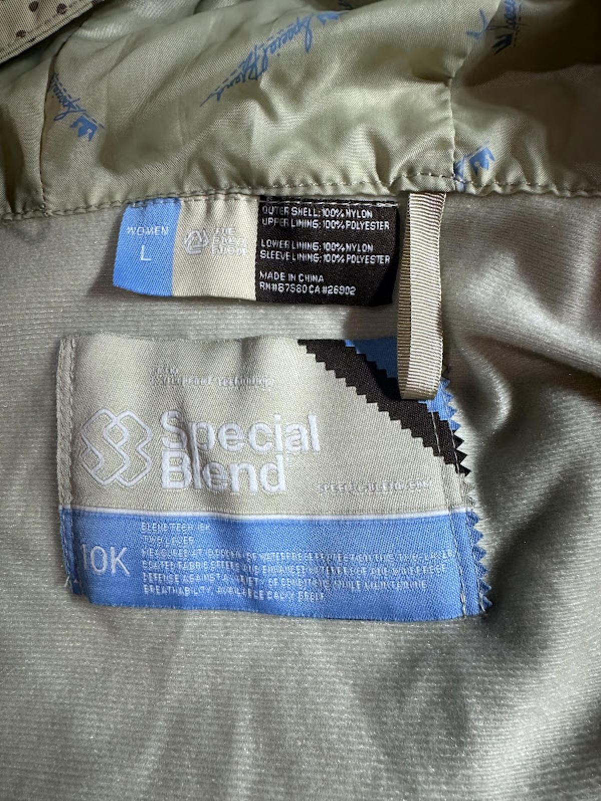 Special Blend Polka Dot Snowboard Shell Jacket L