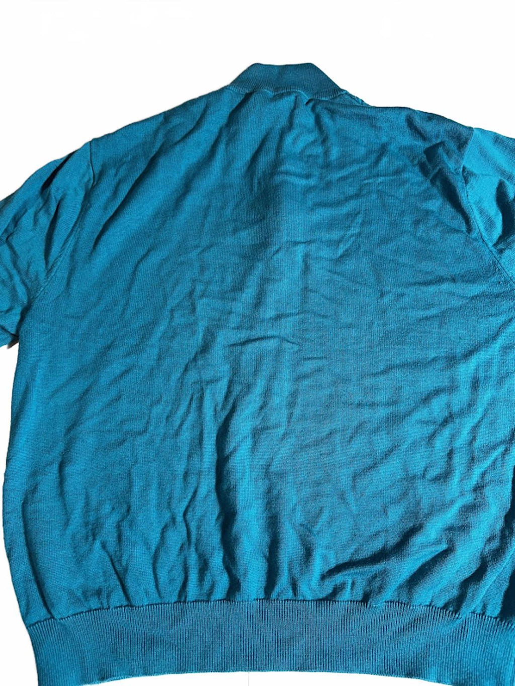 Jack Nicklaus Teal Knit Quarter Zip Pullover XL