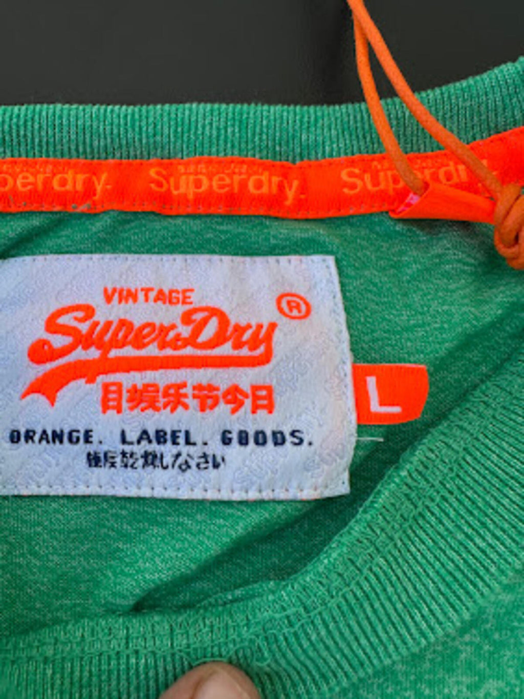 Superdry Orange Label Tee NWT Large