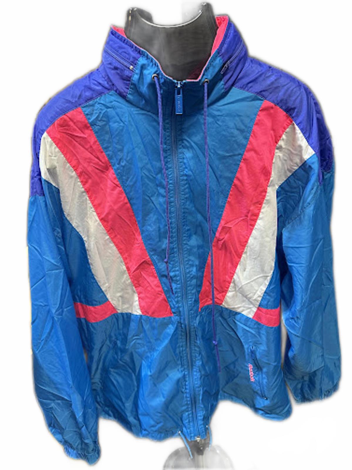 Vintage Reebok 90s Oversized Color Block Windbreaker XL