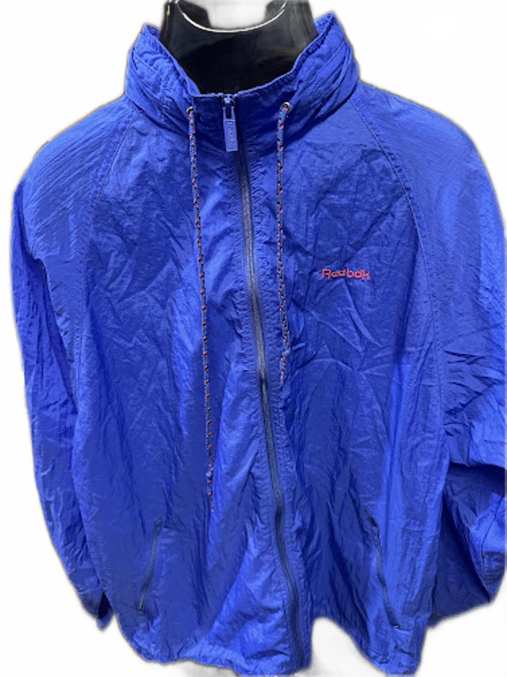Vintage Reebok Sport Blue Windbreaker Jacket 90s
