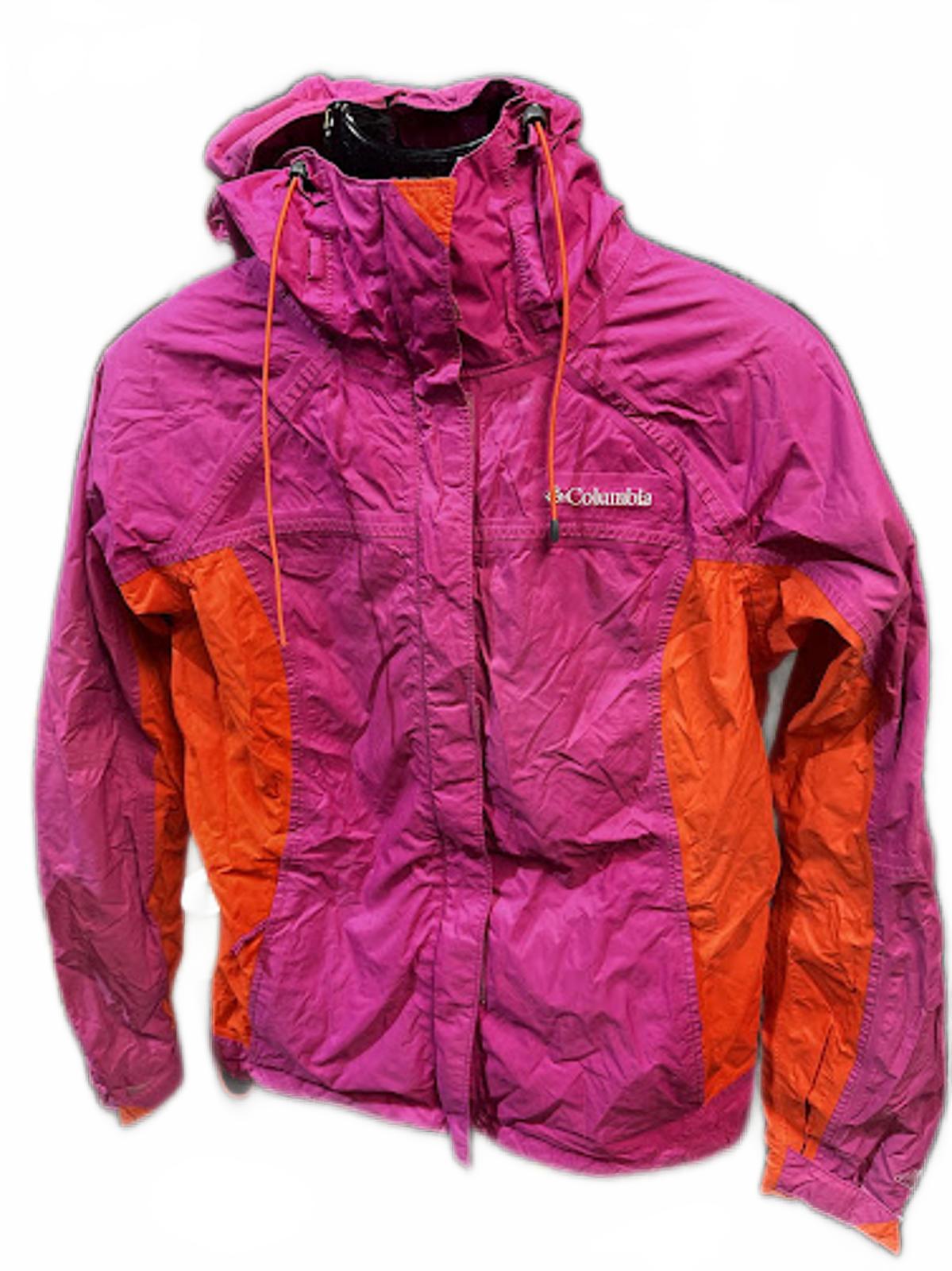 Vintage Columbia Color Block Hooded Windbreaker Jacket
