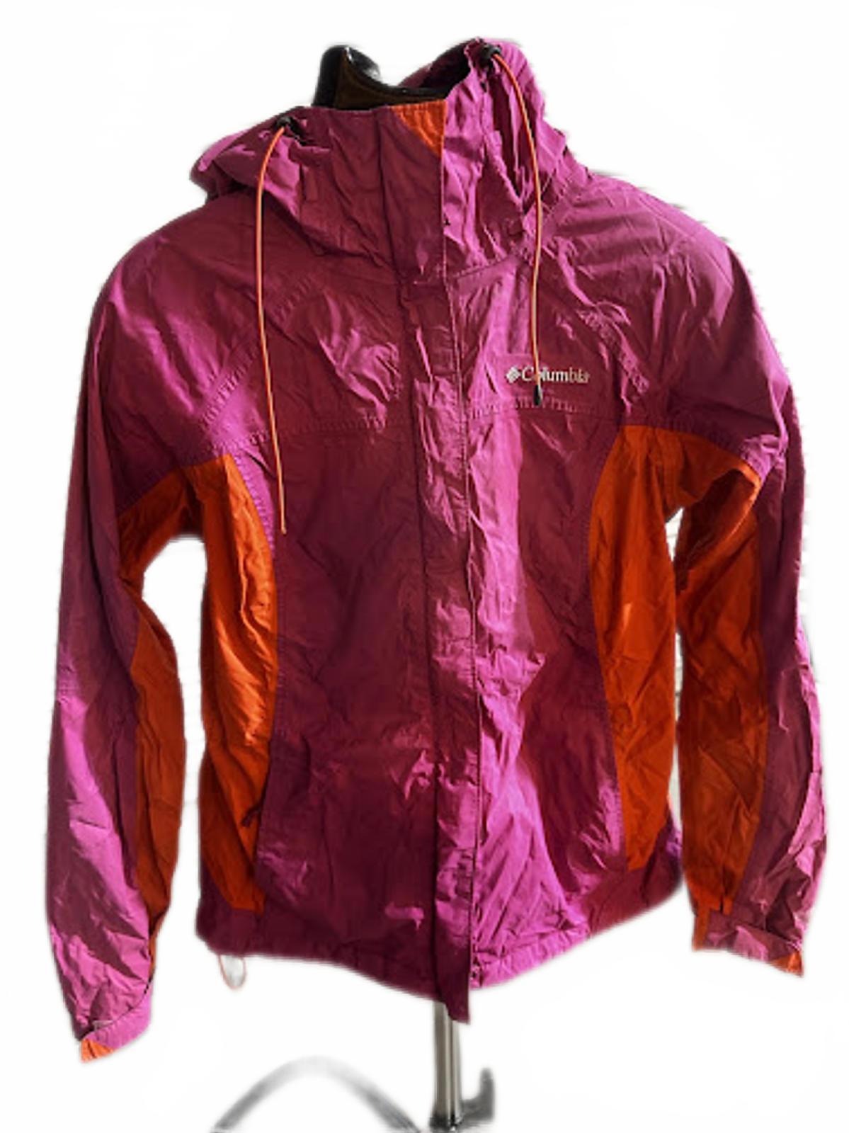 Vintage Columbia Color Block Hooded Windbreaker Jacket