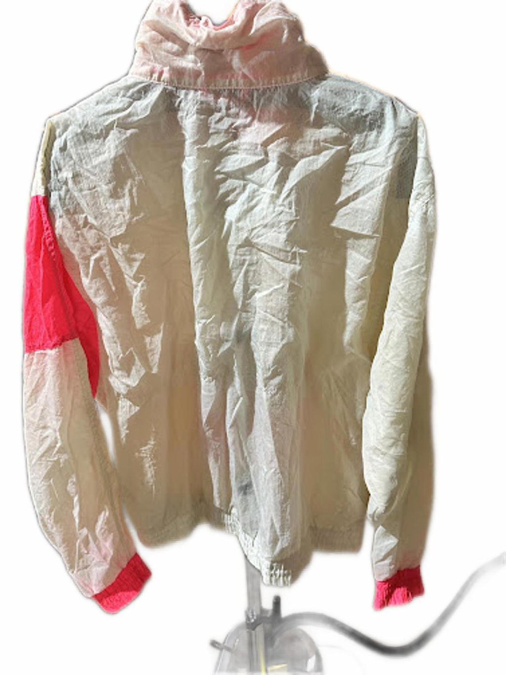 Vintage 90s Neon Anorak Windbreaker Half Zip Jacket