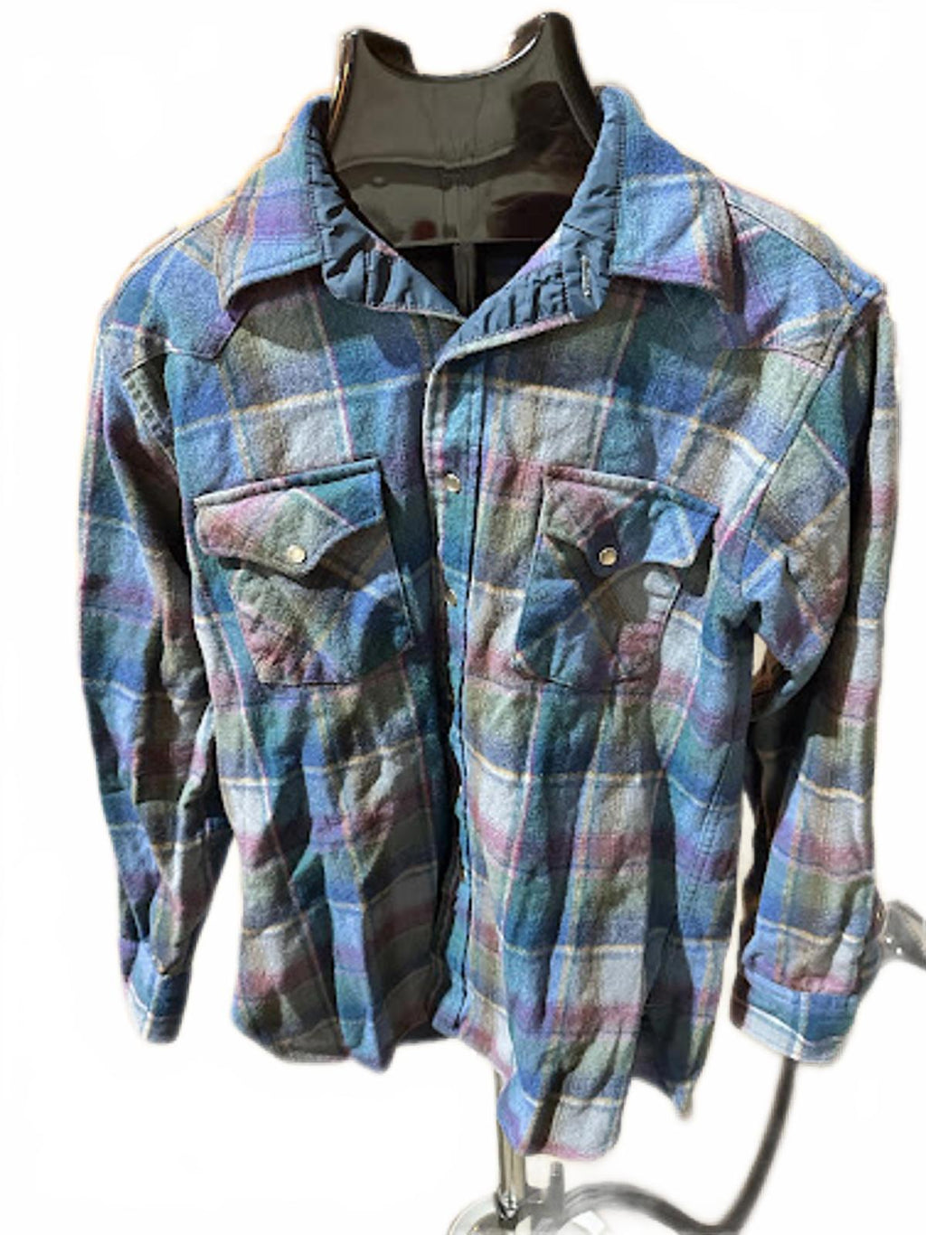 Vintage Pendleton Western Wool Snap Shirt Made USA