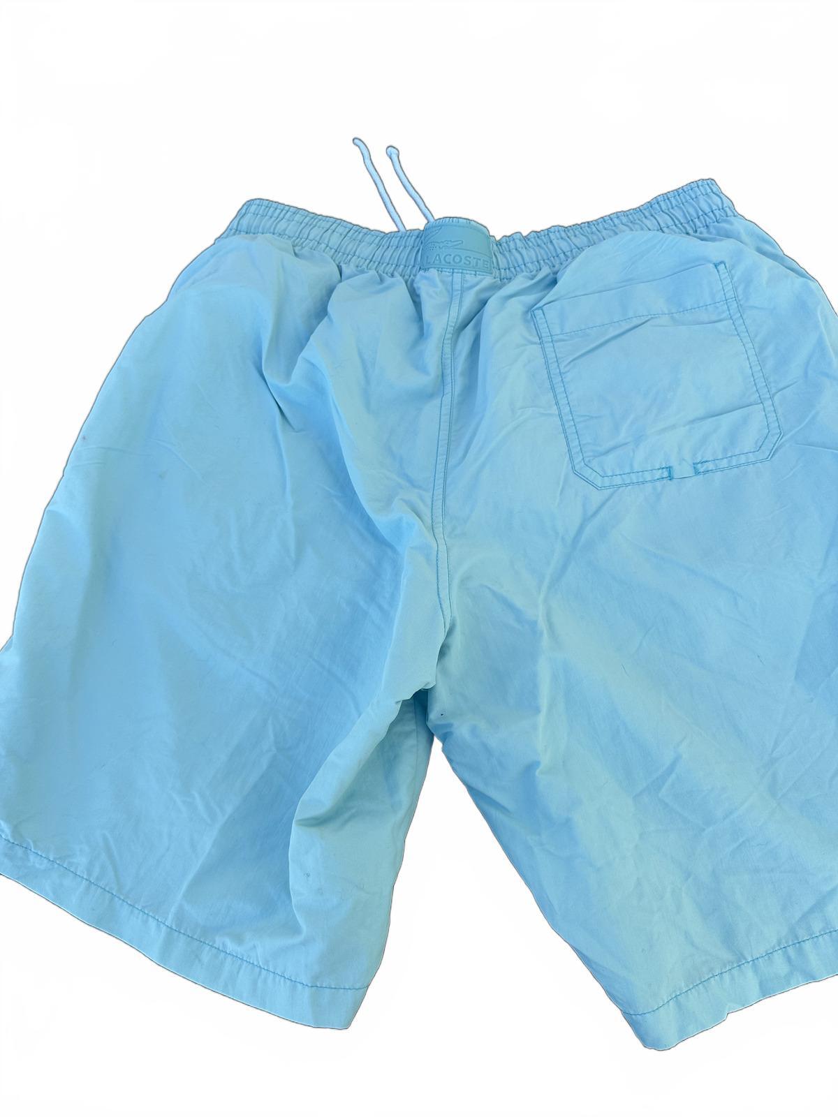 Lacoste Light Blue Swim Trunks Medium