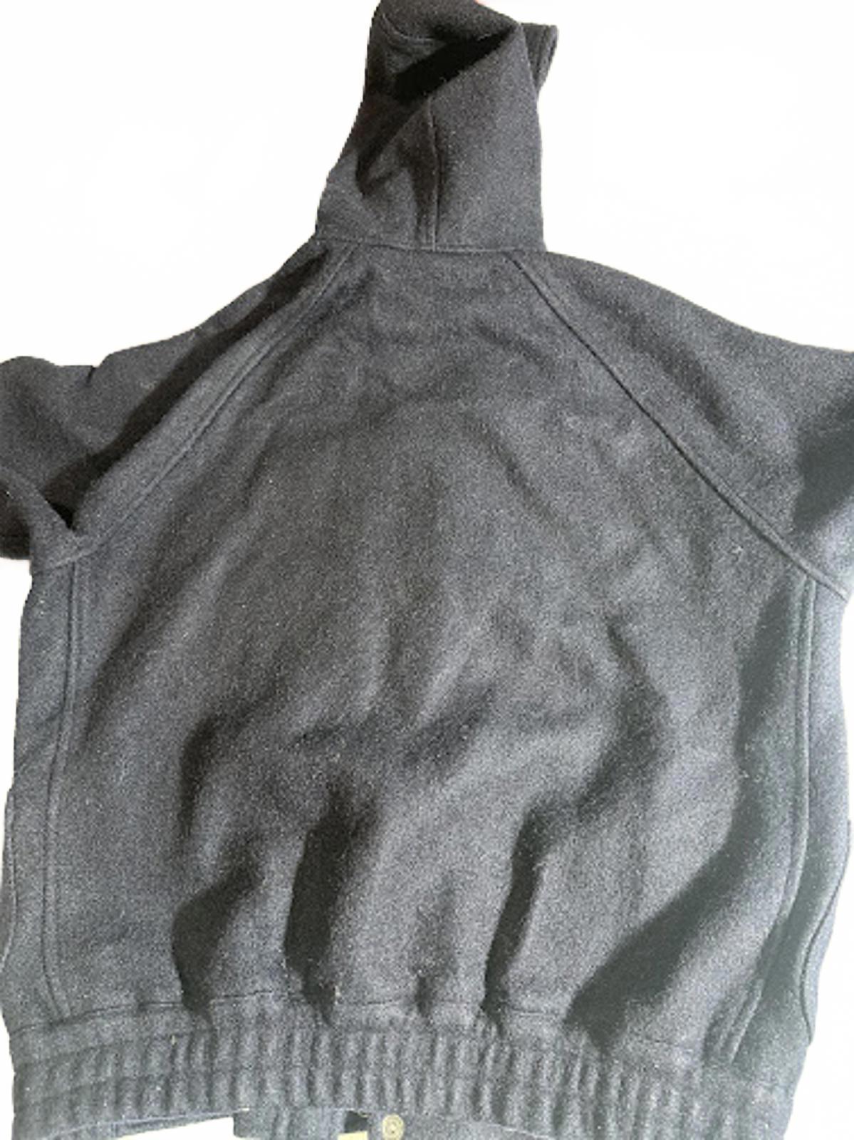Vintage Masthead Wool Toggle Jacket Hooded Navy Large