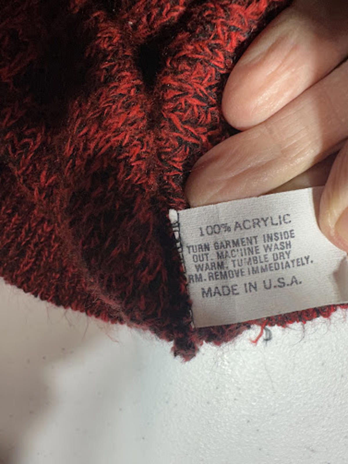 Le Tigre Vintage Red Knit Cardigan – USA Made
