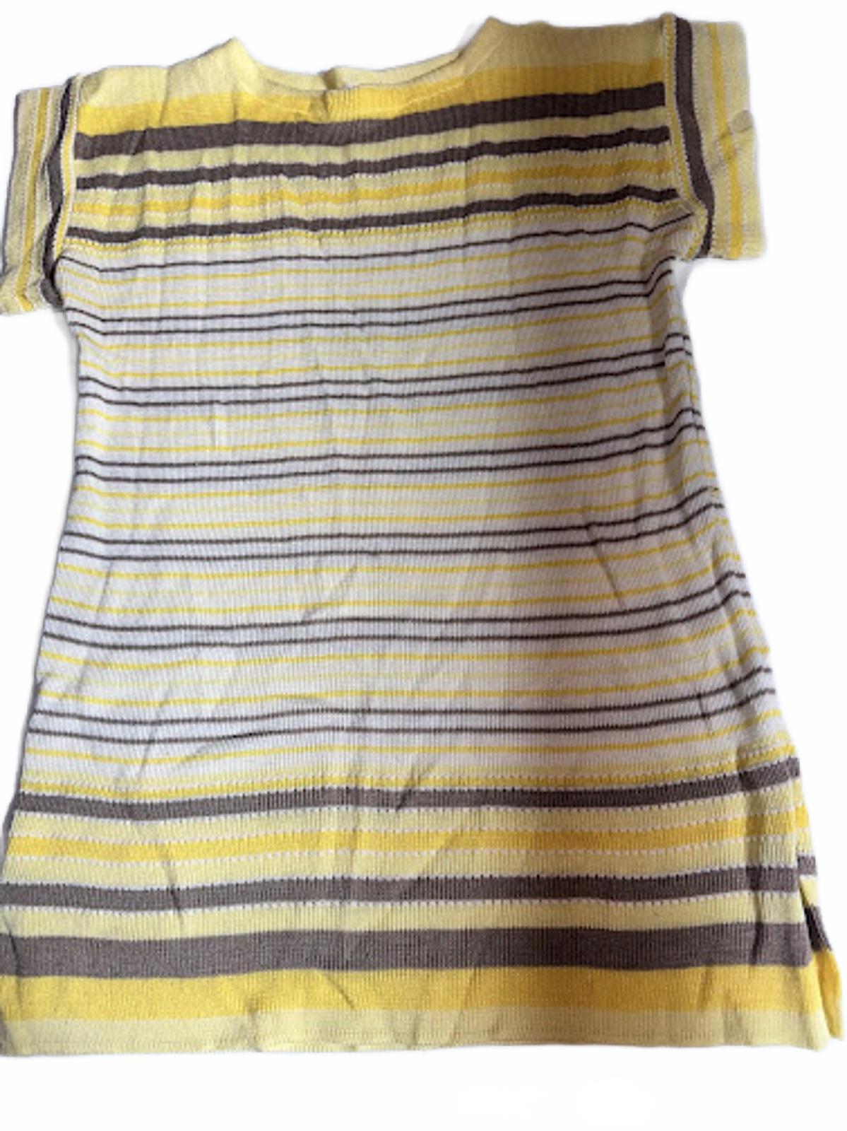 Vintage Sears Striped Knit Top – Mod 60s/70s Style