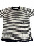 Vintage Silk Striped Tee One Resource Medium