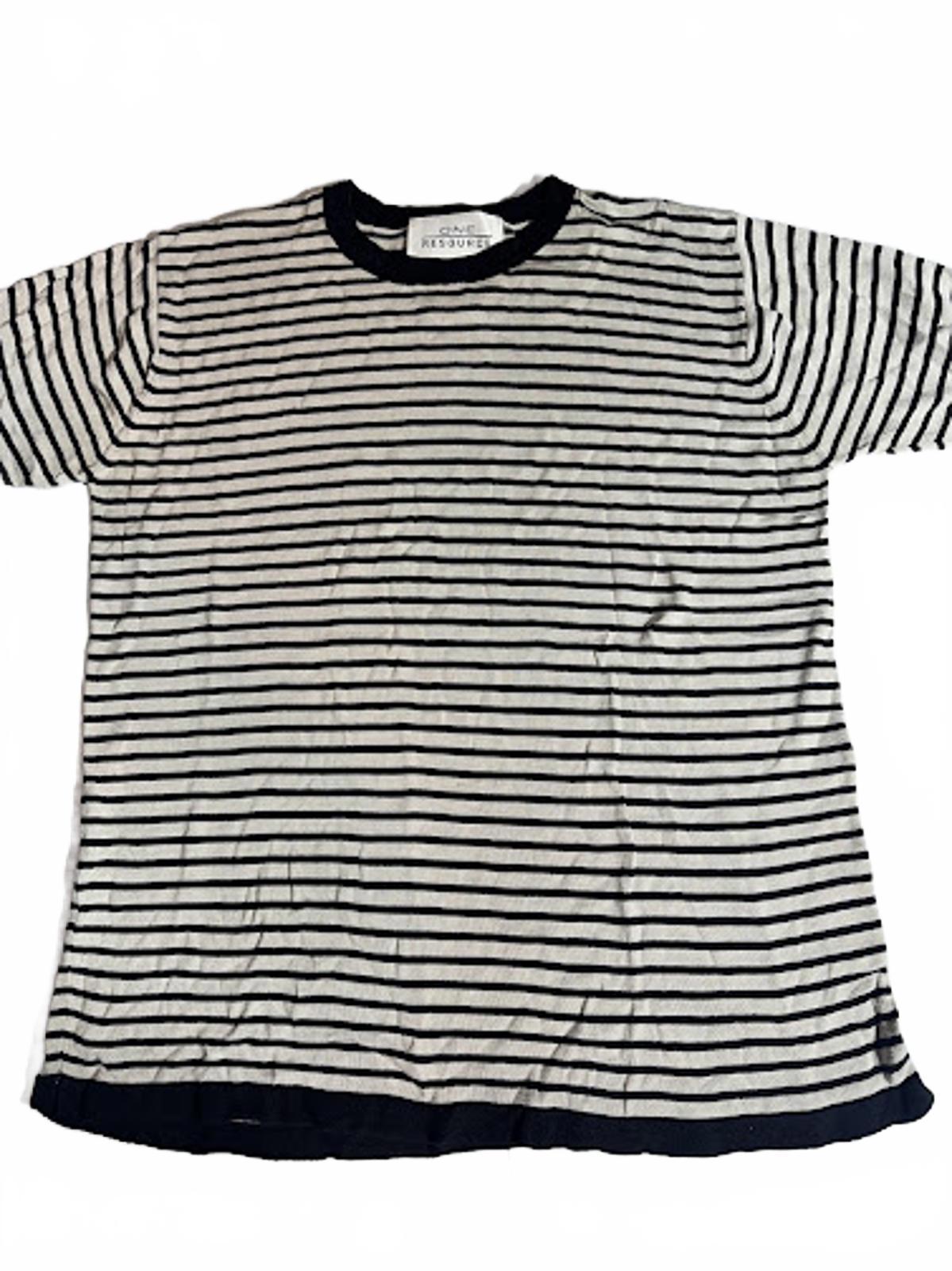 Vintage Silk Striped Tee One Resource Medium