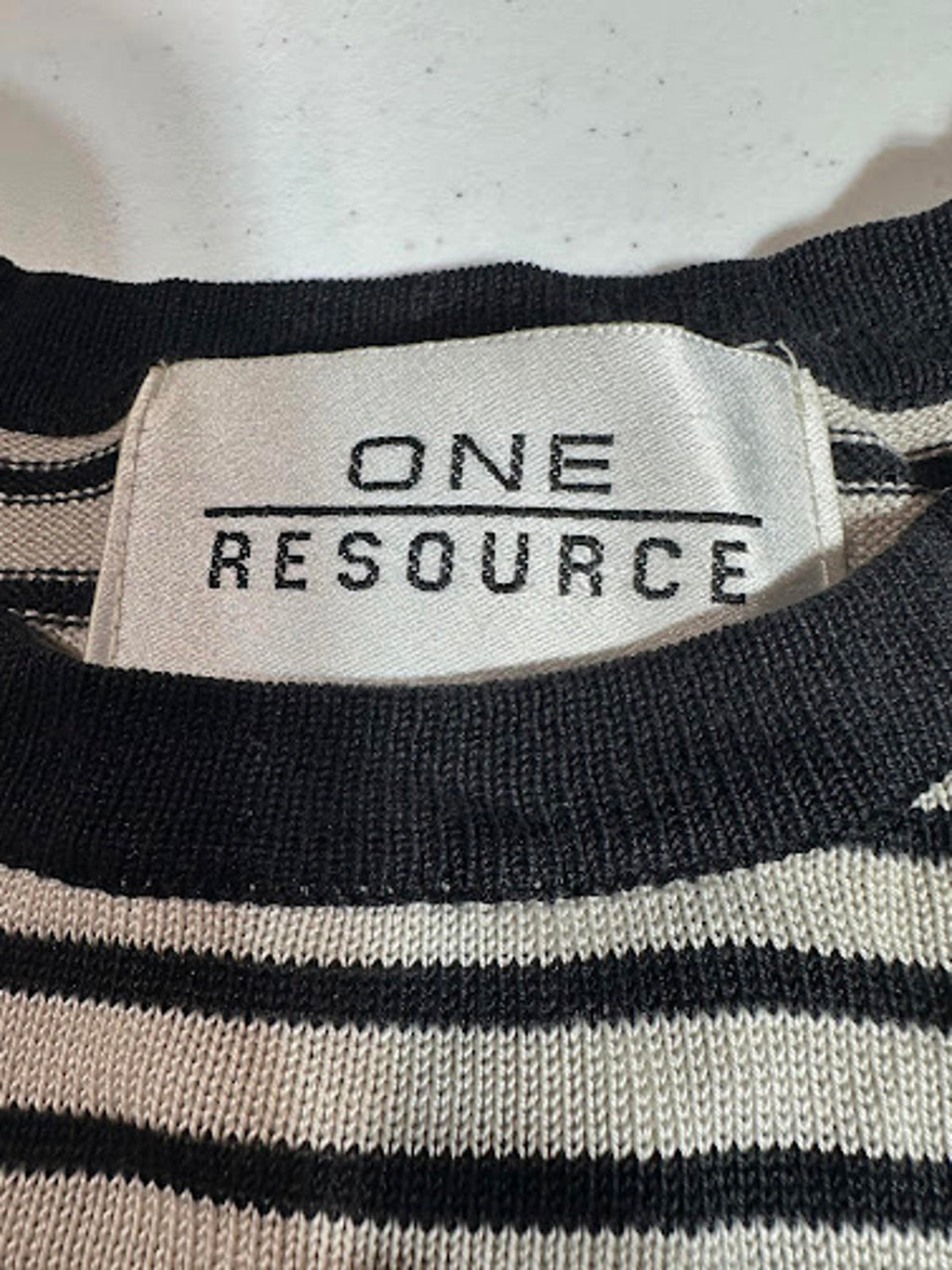 Vintage Silk Striped Tee One Resource Medium