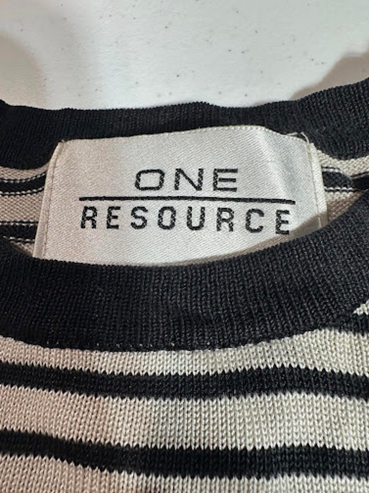 Vintage Silk Striped Tee One Resource Medium