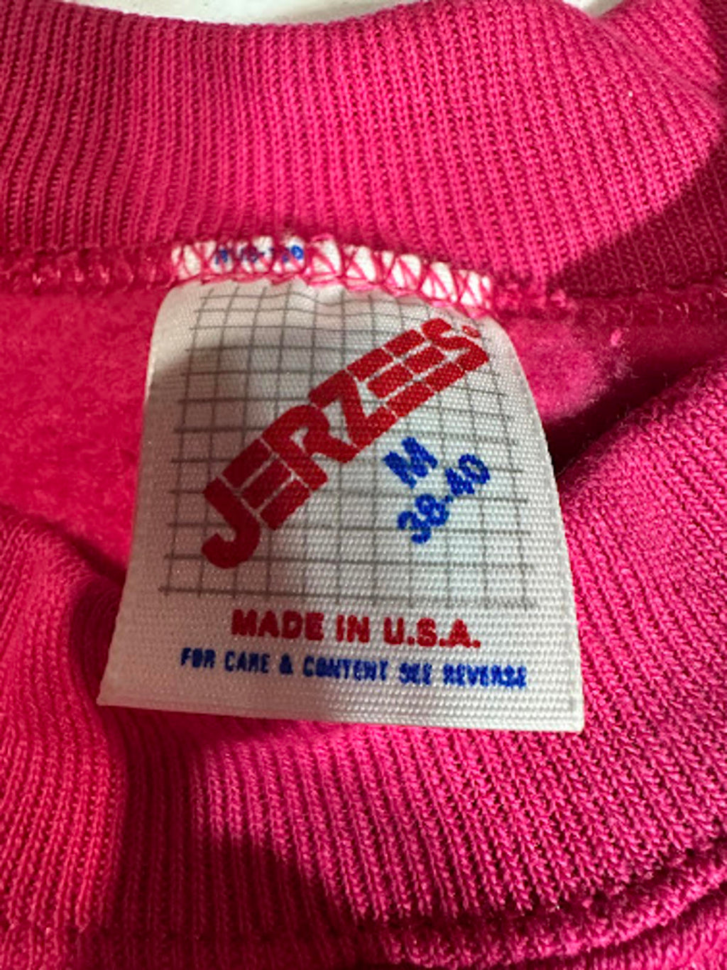 Vintage Floral Sweatshirt — Made in USA (Jerzees)