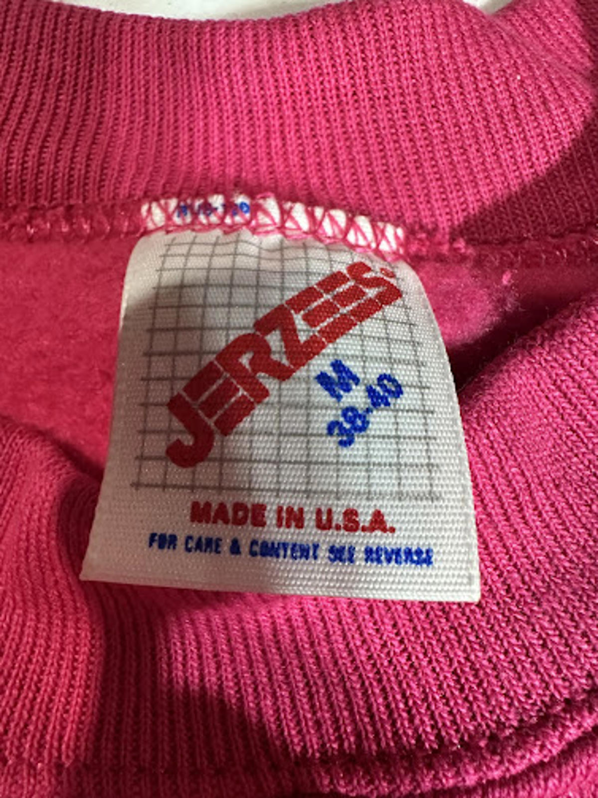 Vintage Floral Sweatshirt — Made in USA (Jerzees)