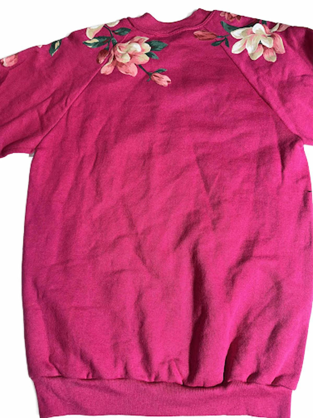 Vintage Floral Sweatshirt — Made in USA (Jerzees)