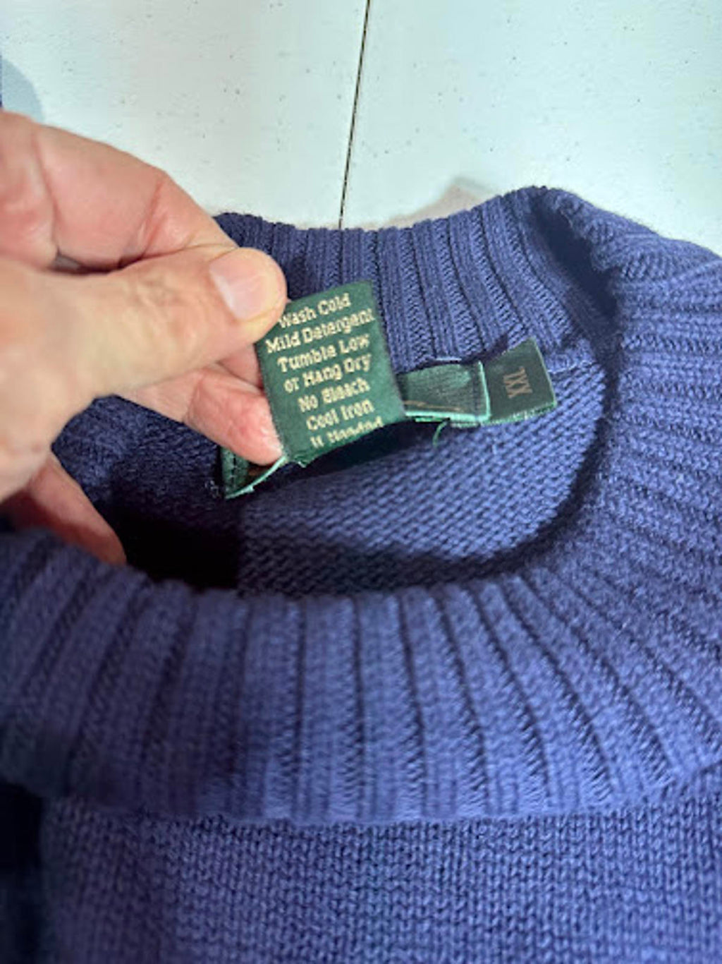 Vintage USA Navy Midshipmen Football Knit Sweater XXL