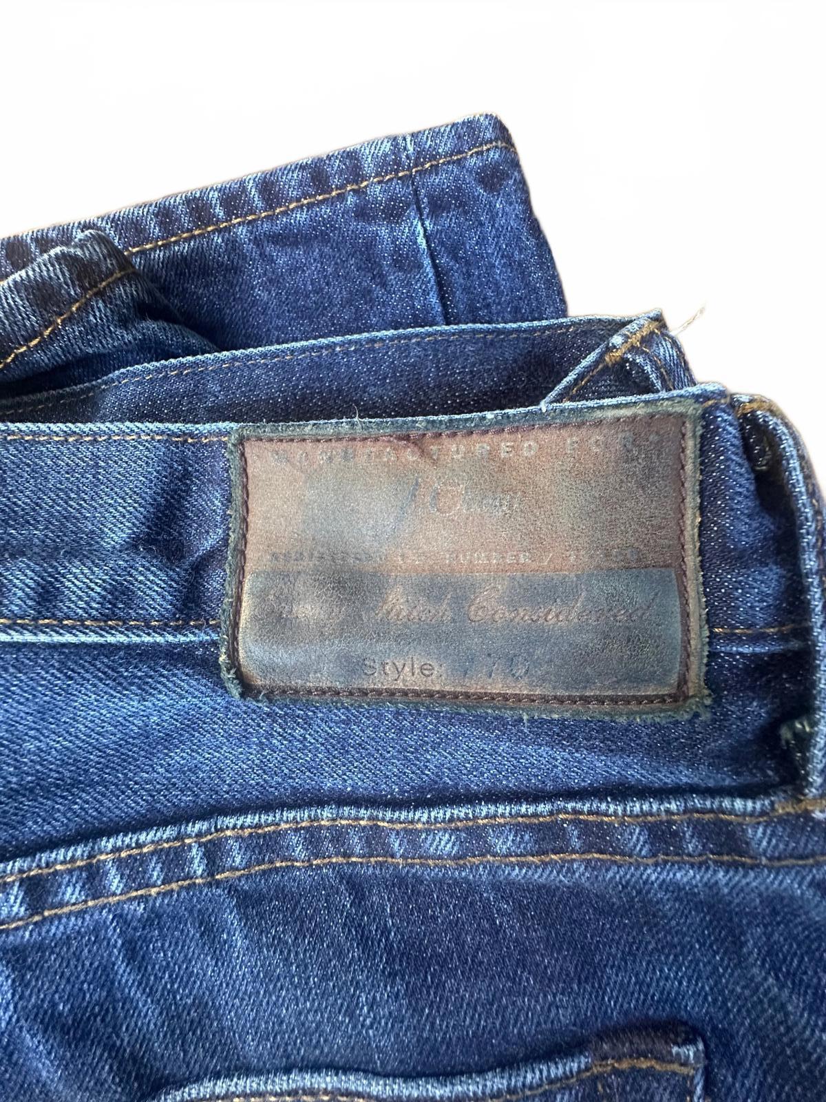 J.Crew 770 Jeans 36x32 Kaihara Japanese Denim Slim Straight