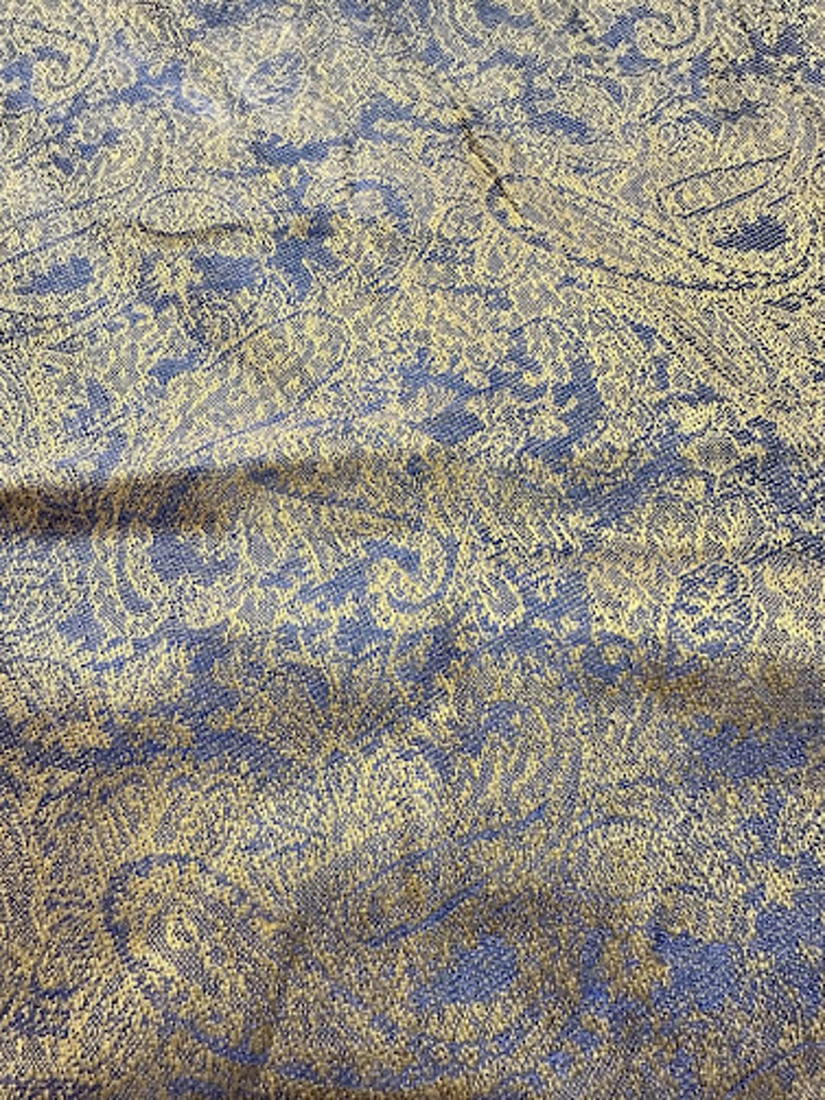 Vintage 100% Pashmina Paisley Shawl