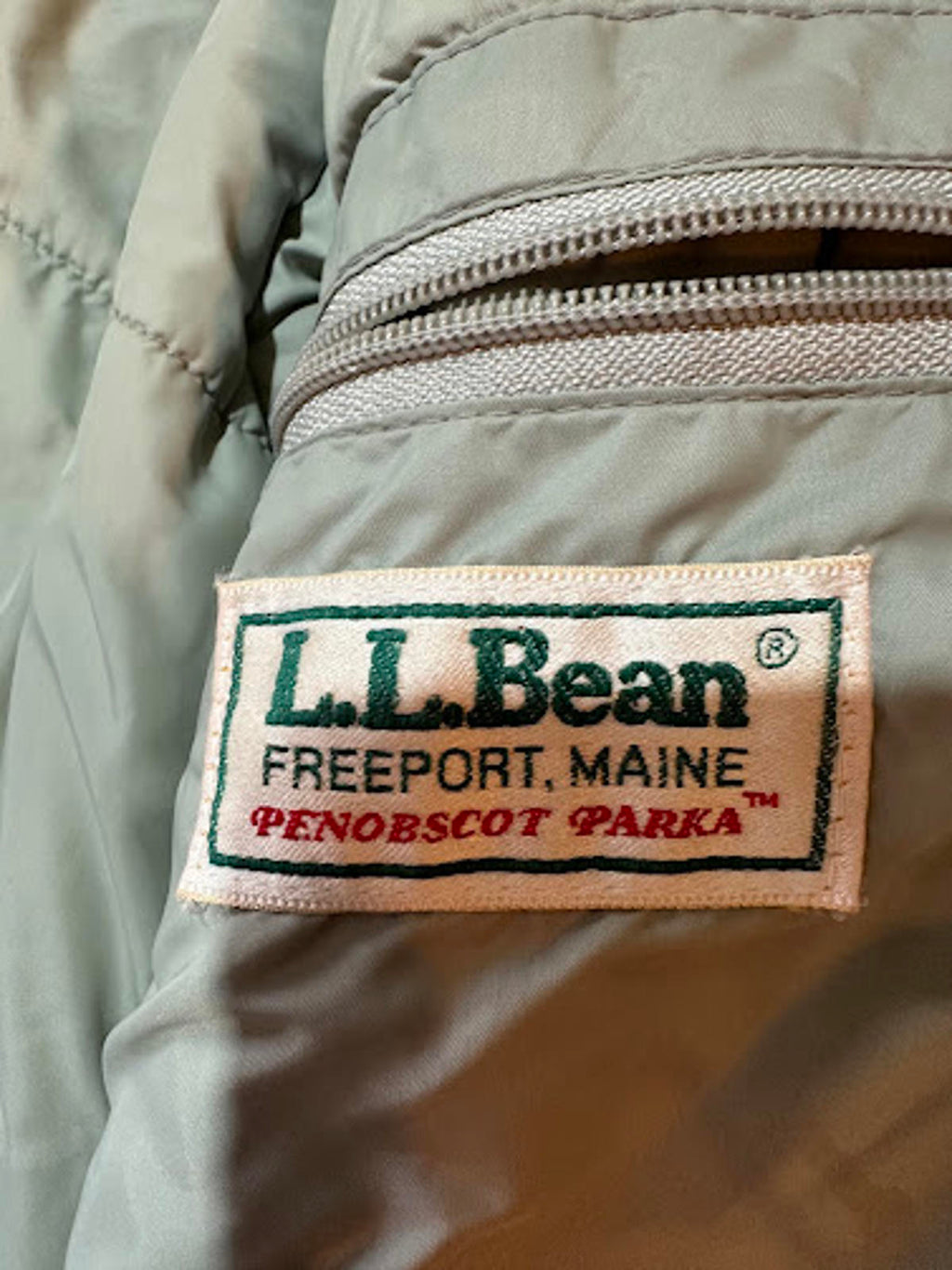 Vintage L.L. Bean Penobscot Parka Blue