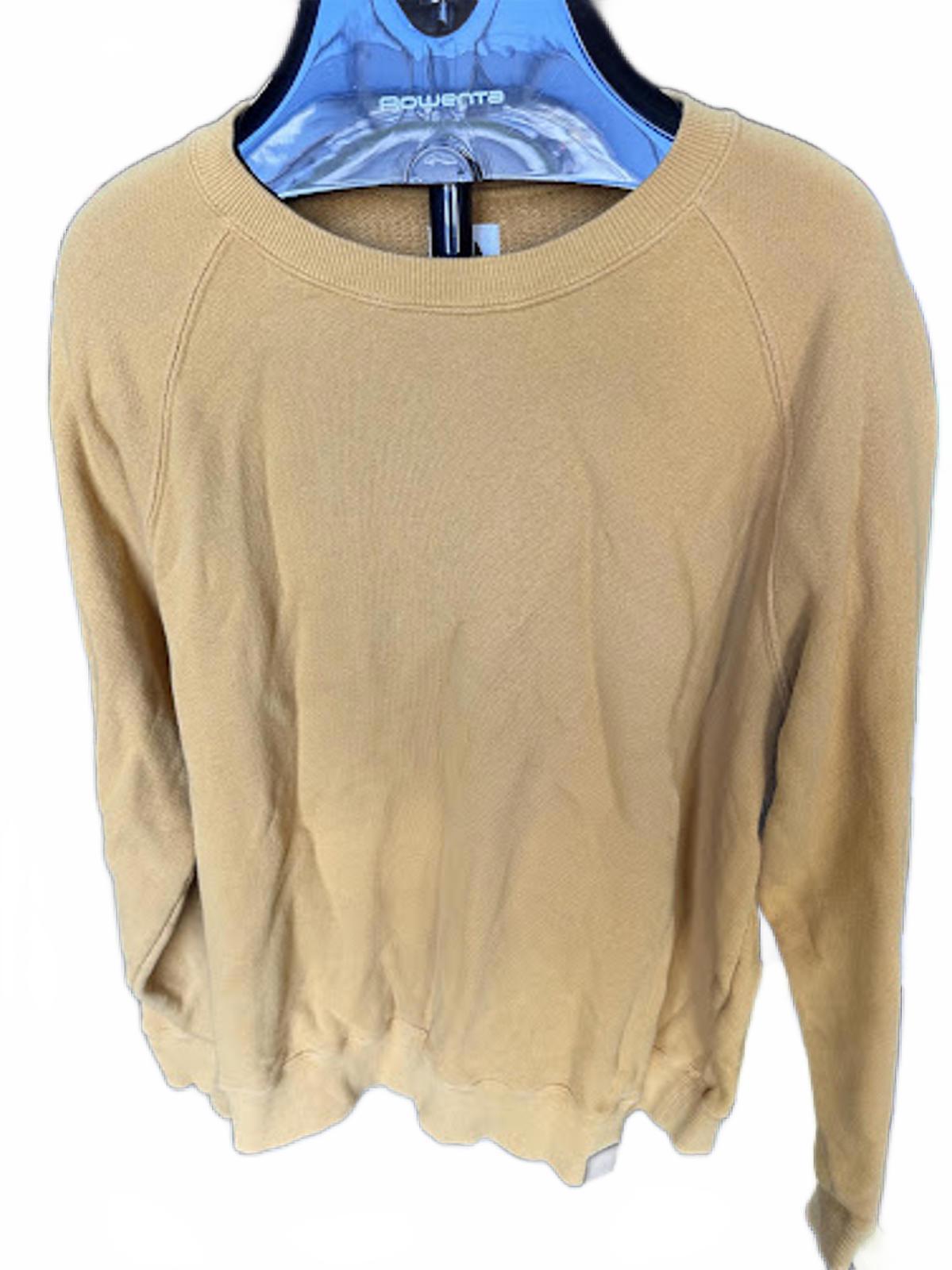 American Giant Made USA Mustard Crewneck Sweatshirt L
