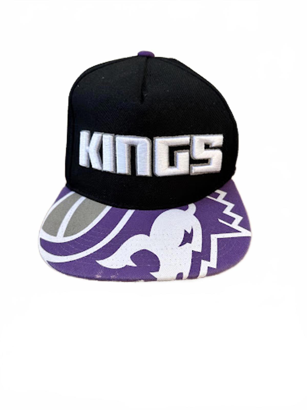 Sacramento Kings Zephyr Snapback Hat Black Purple