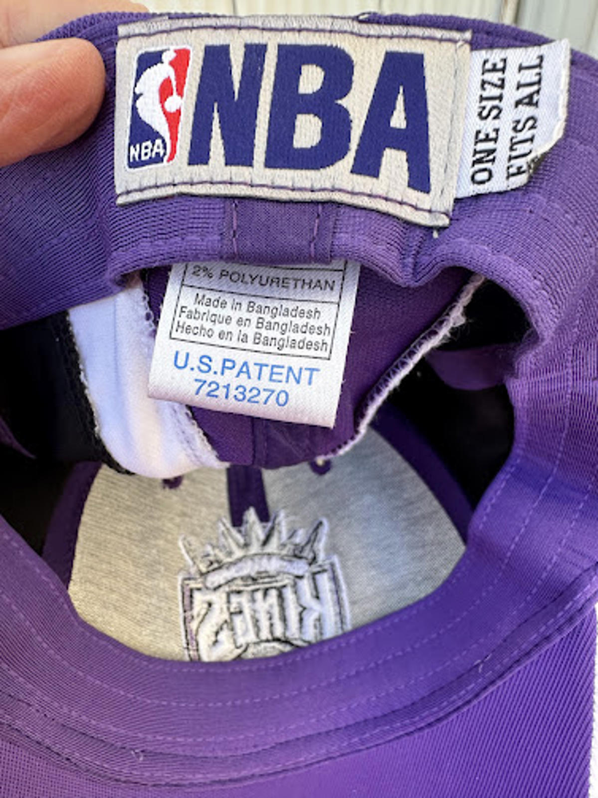 Vintage Sacramento Kings NBA Colorblock Hat OSFA