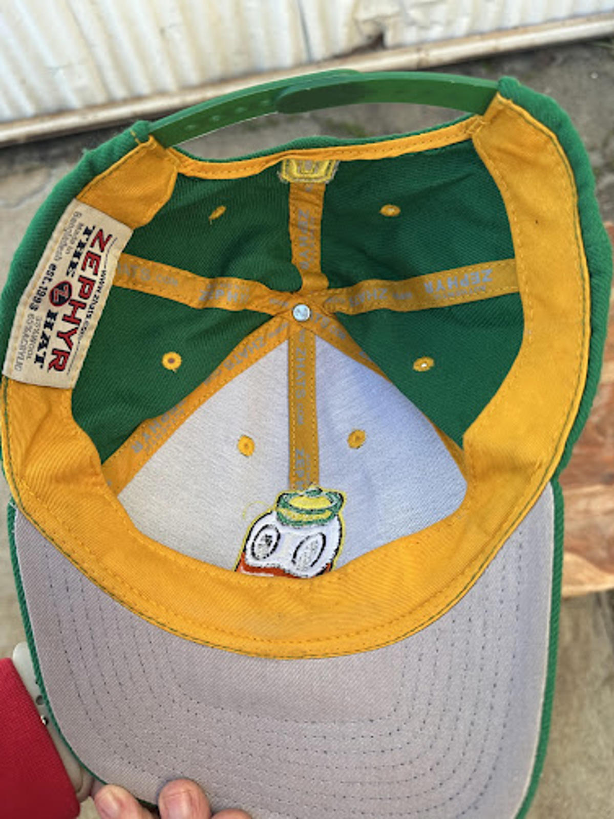 Vintage Oregon Ducks Zephyr Puddles Strapback Hat