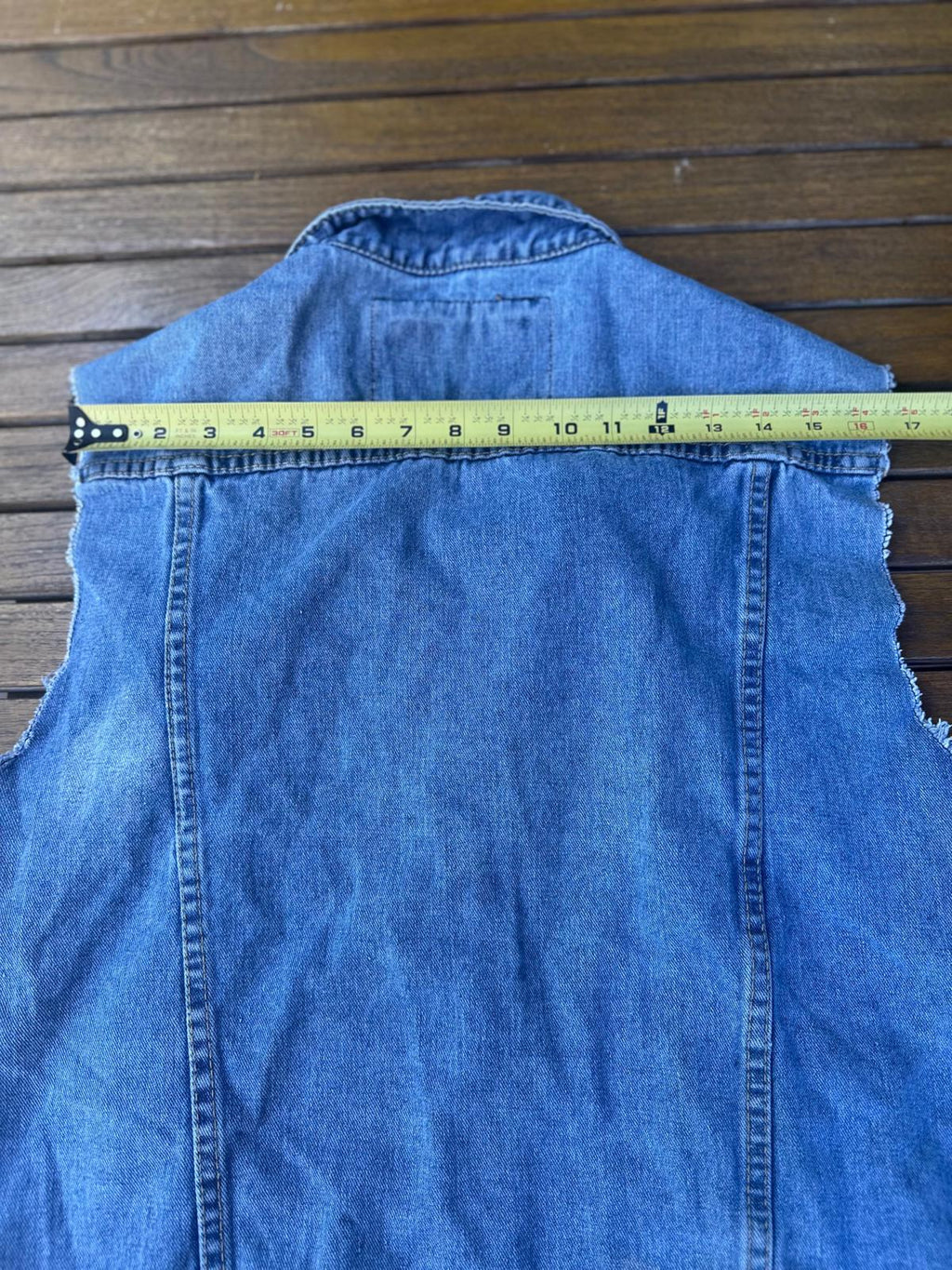 Rolling Papers Denim Vest Sleeveless Jean Jacket