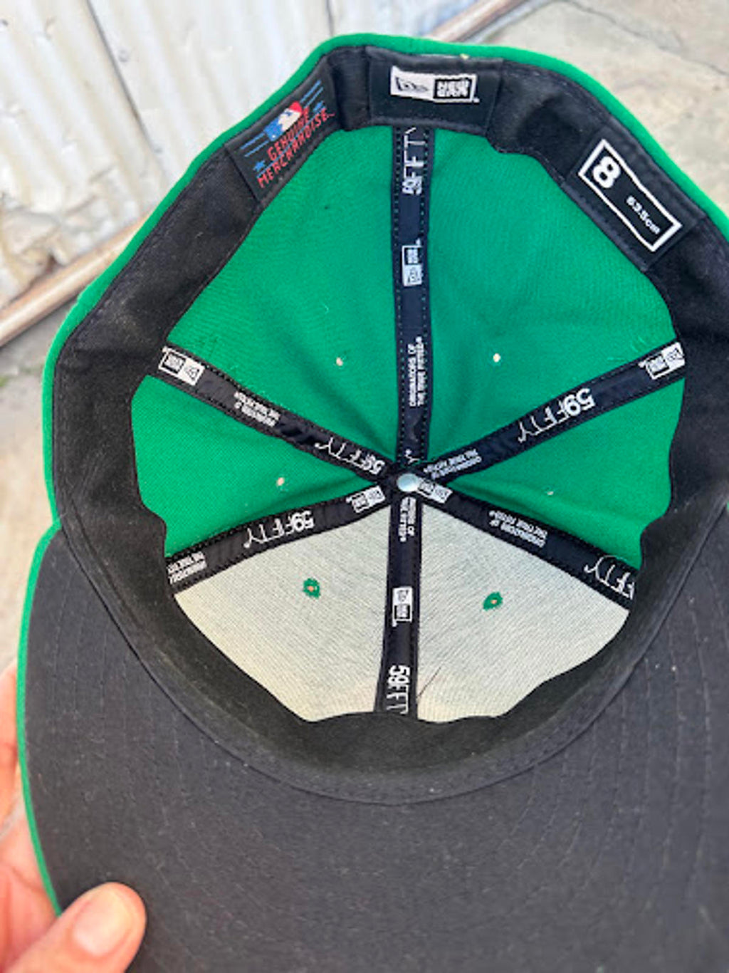 Boston Red Sox New Era 59FIFTY Green Fitted 8