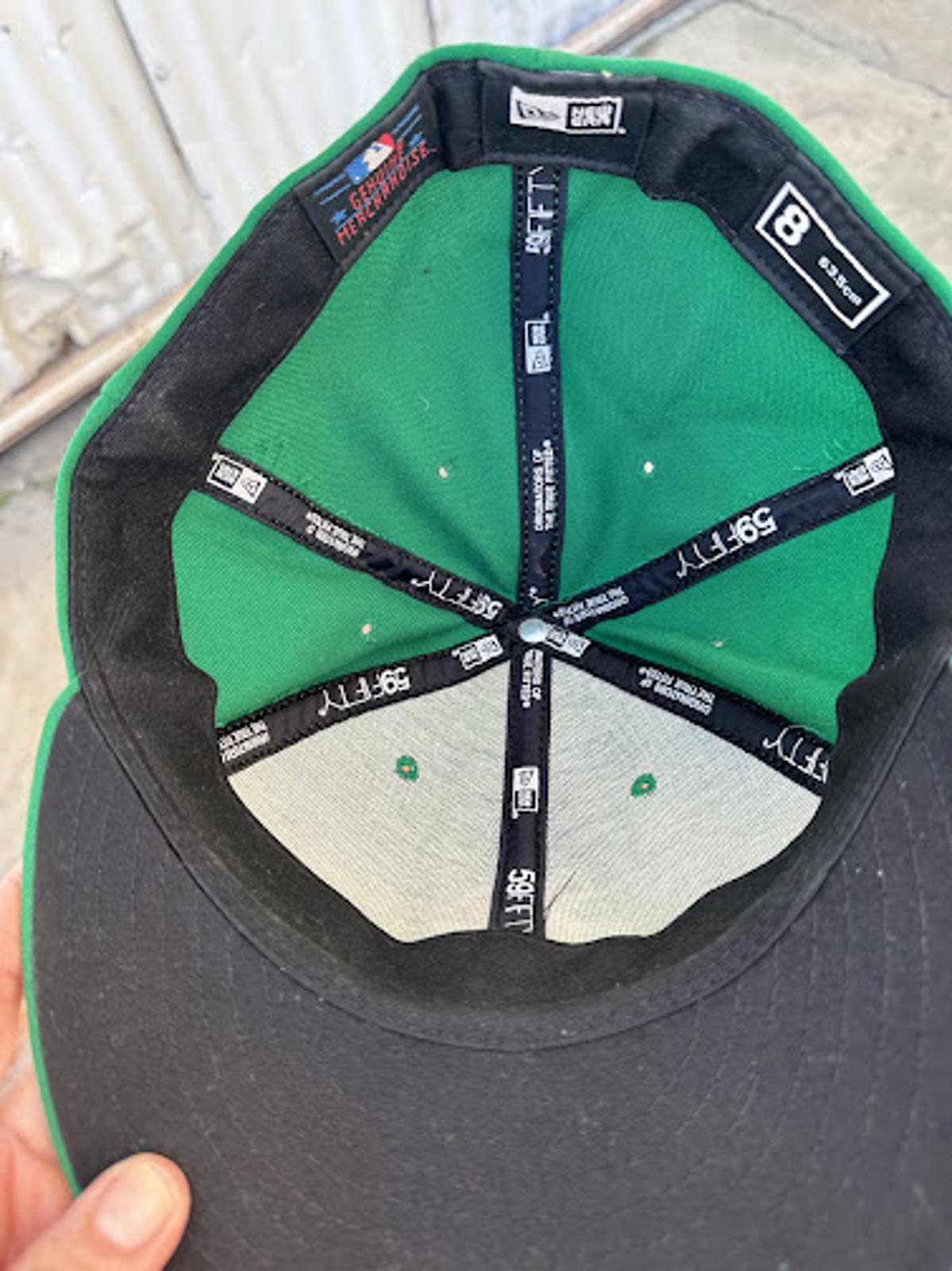 Boston Red Sox New Era 59FIFTY Green Fitted 8