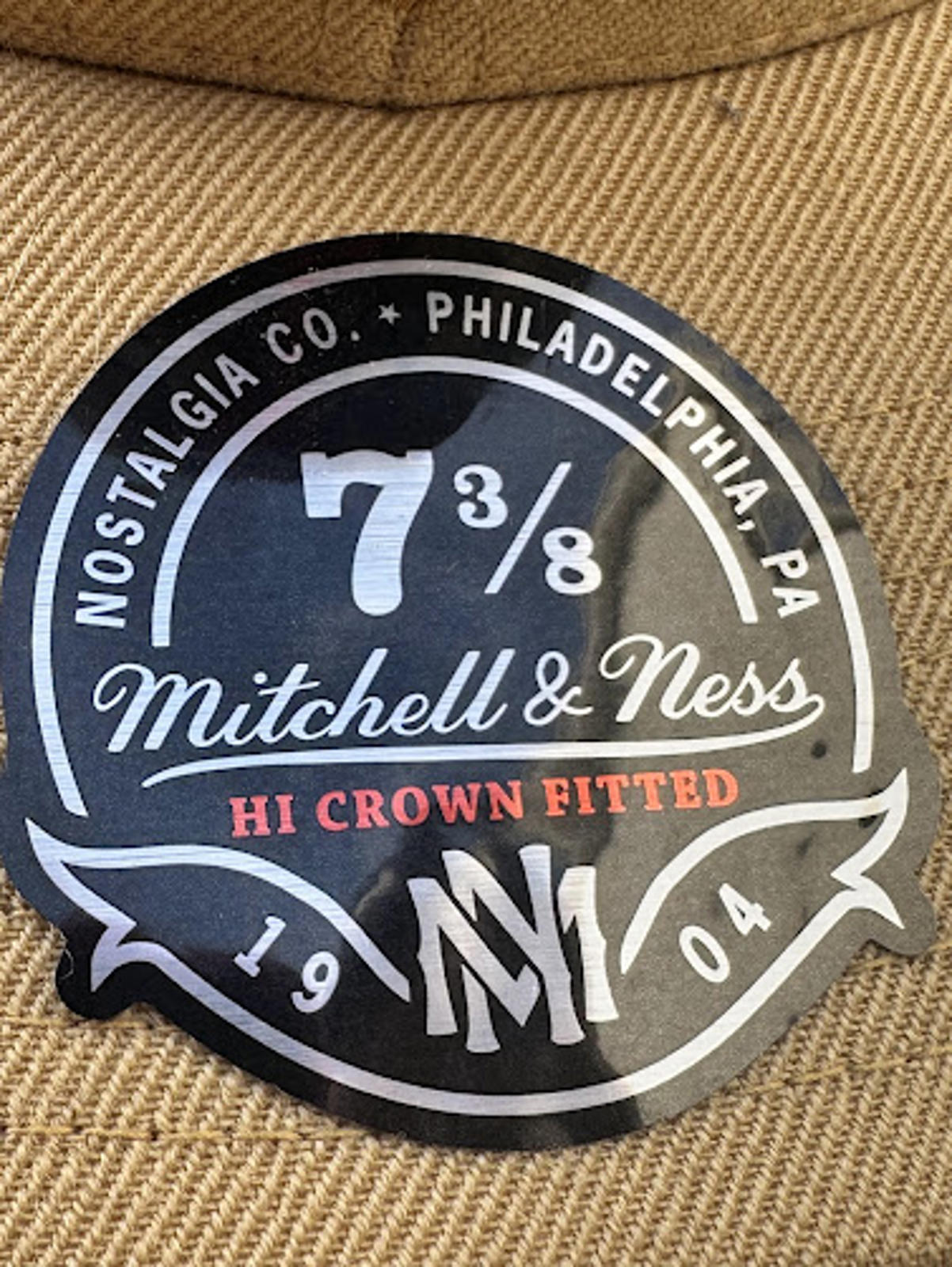 New Orleans Pelicans Mitchell And Ness NBA Hi Crown Fitted 7 3/8 Hat Cap