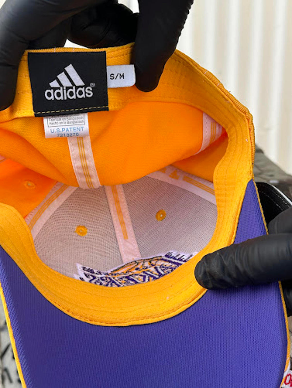 Adidas Lakers Gold Stretch Fit Cap S/M