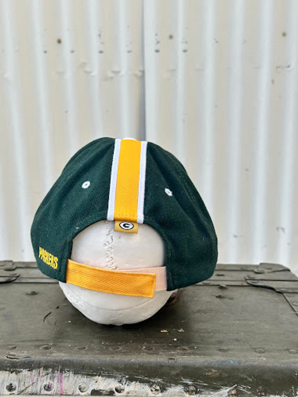 Green Bay Packers NFL Stripe Logo OSFA Cap