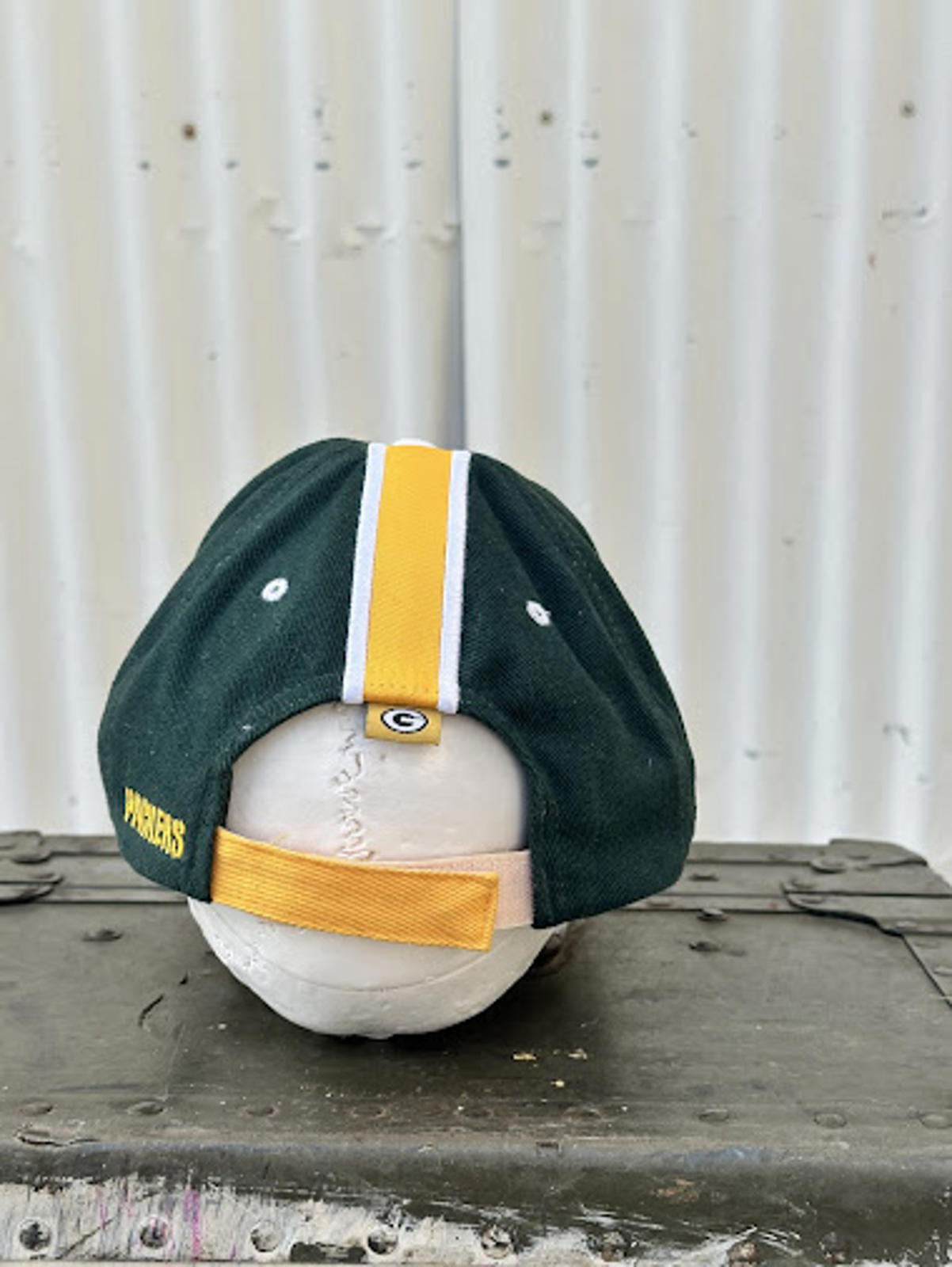 Green Bay Packers NFL Stripe Logo OSFA Cap