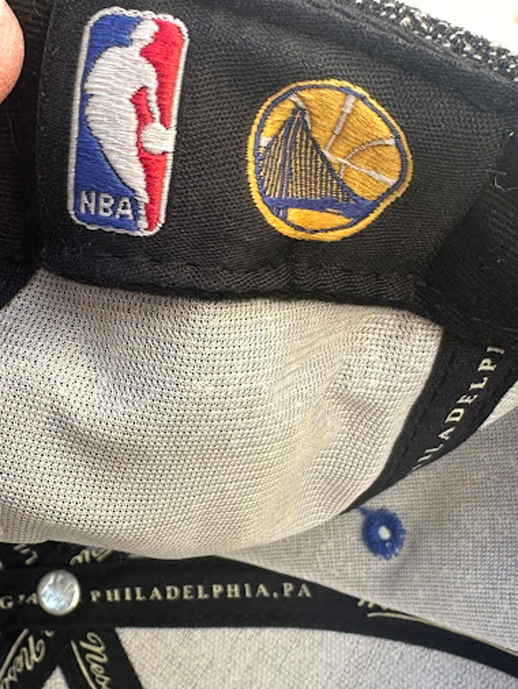 Warriors Mitchell & Ness Snapback Hat