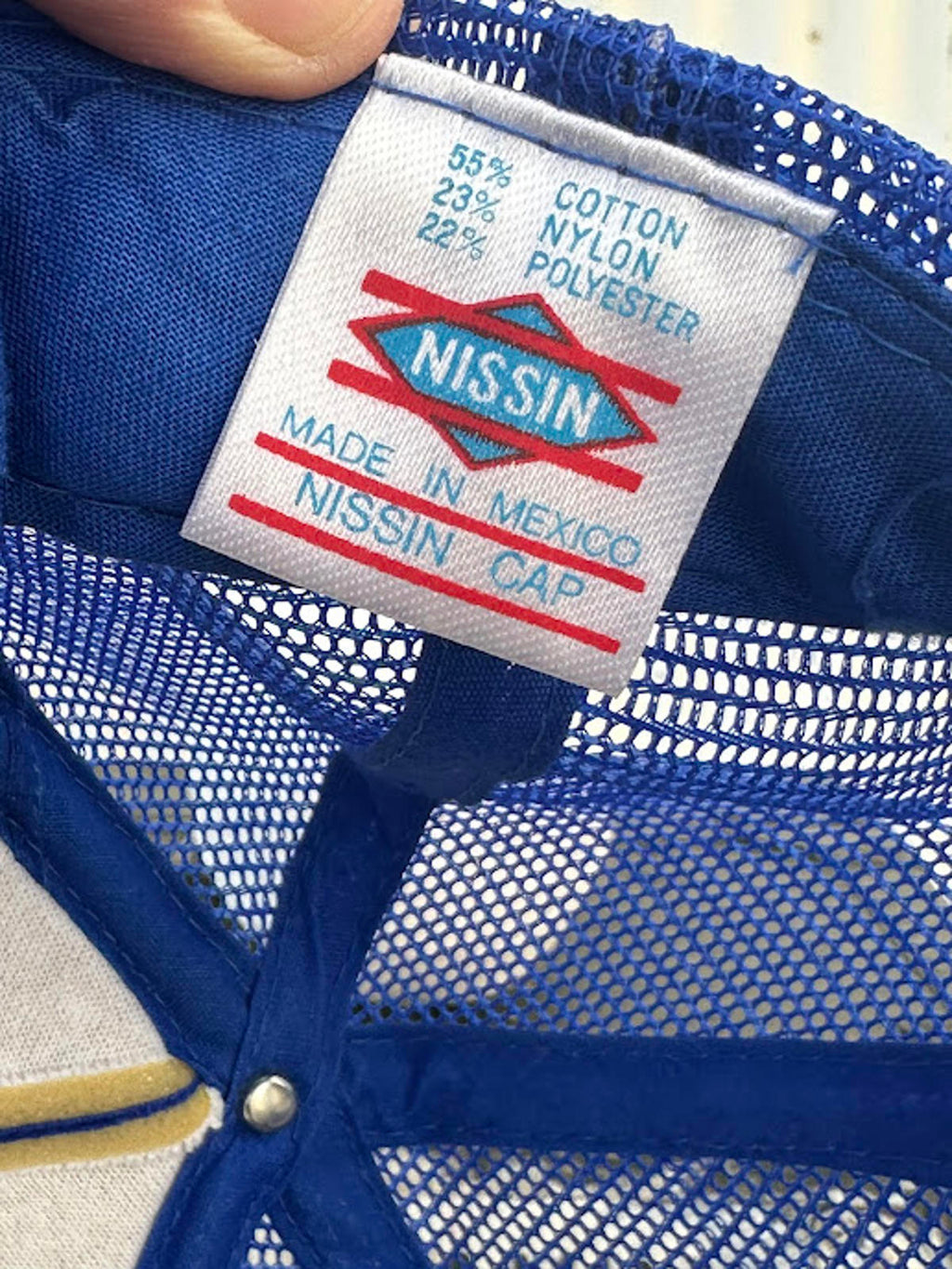 Nissin Folsom Lodge 2009 Blue Trucker Snapback Hat