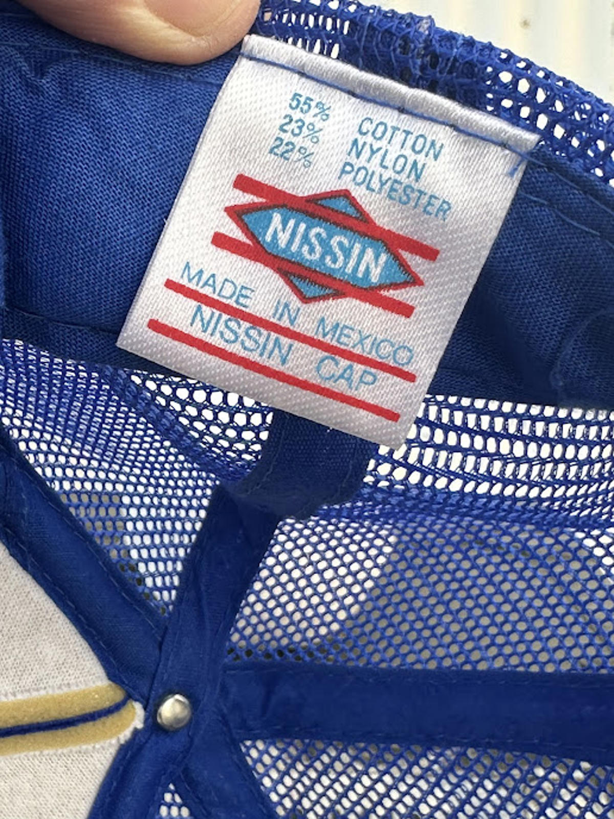 Nissin Folsom Lodge 2009 Blue Trucker Snapback Hat